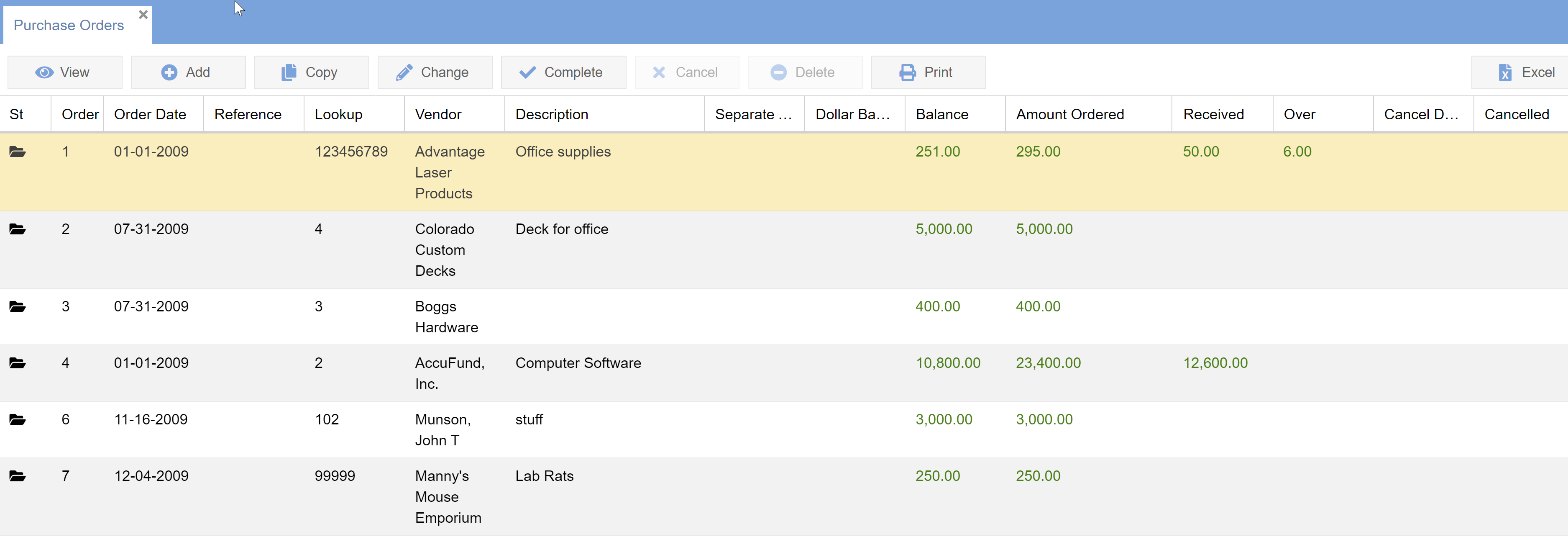 online purchase order sample nonprofit and government