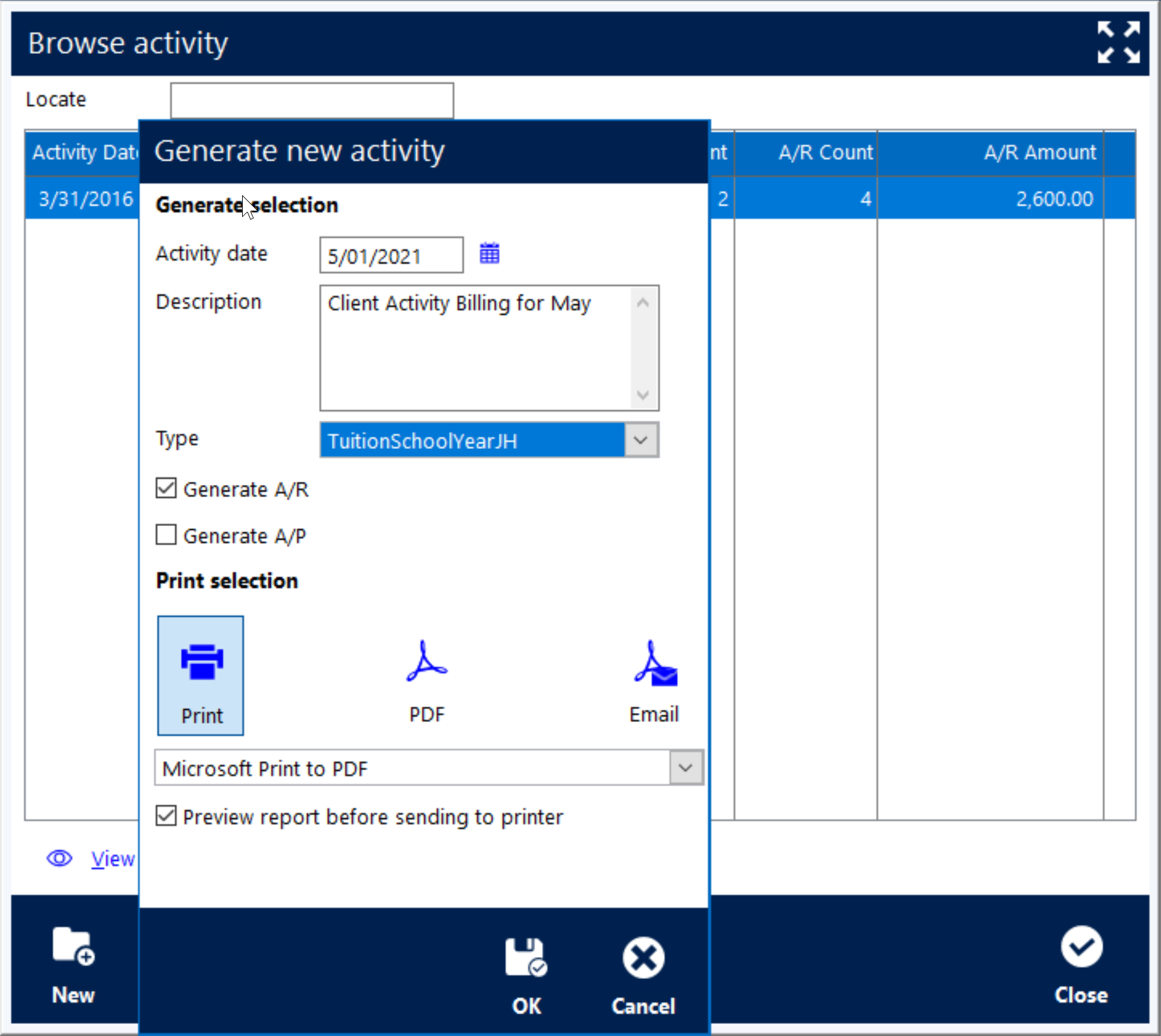 onsite client invoicing 2